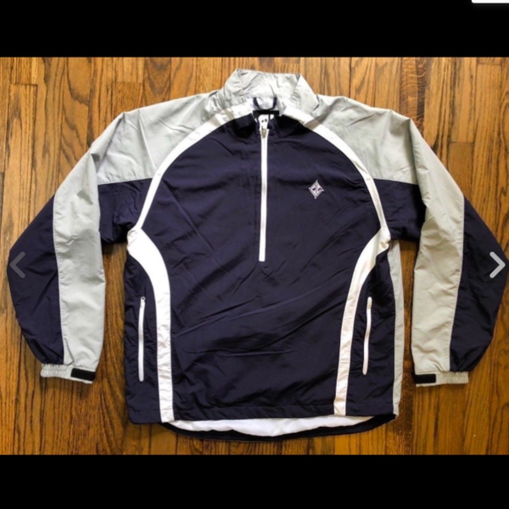 FJ Foot Mens Half Zip Windbreaker Golf Jacket